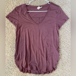 Buckle White Crow short sleeve v neck t shirt